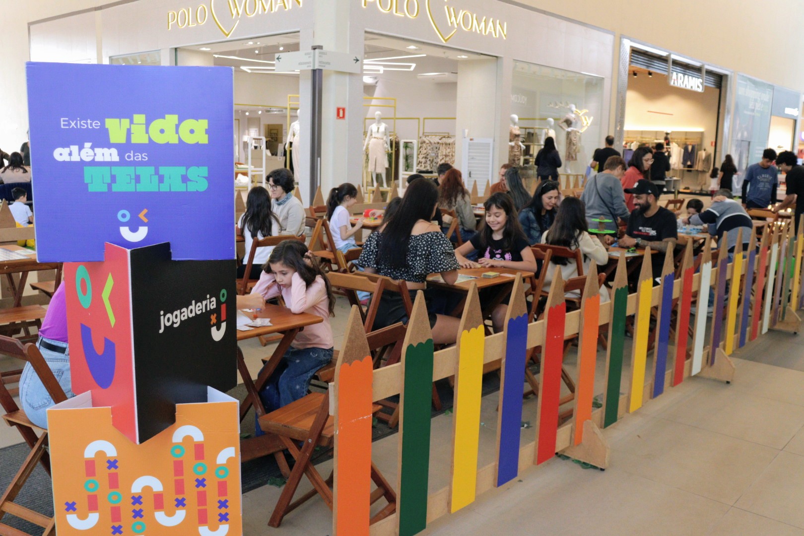 Evento Jogaderia — Existe vida além das telas, no Americana Shopping
